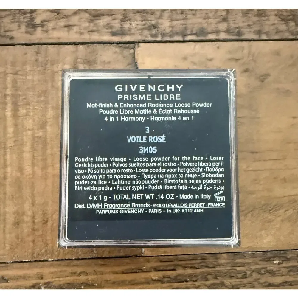Givenchy Prisme Libre Loose Powder 3 Voile Rosé 4-in-1 Harmony Radiance Italy
